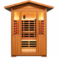 2 Person Outdoor Sauna Infrared Saunas Dry Sauna Room 1800W 120V